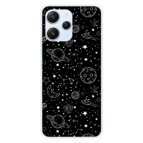 Coque en silicone imprimée compatible Xiaomi Redmi 12 4G Redmi 12 5G Galaxy draw