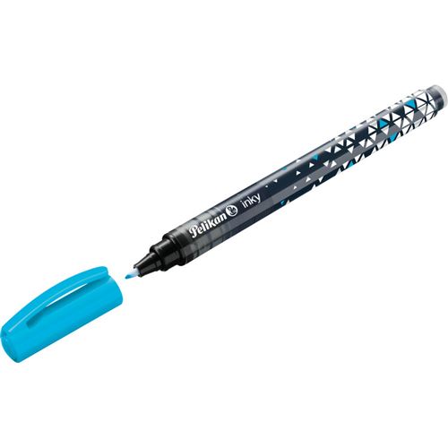 Pelikan Stylo feutre à encre inky 273, bleu fluo