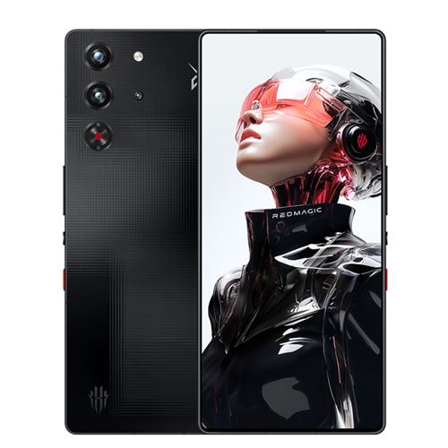 REDMAGIC 10S Pro 144 Hz Smartphone Gaming, Téléphone portable Android 5G,Snapdragon 8 Elite Leading Version,12/256go,Nightfall