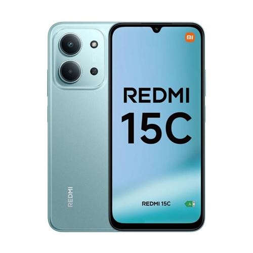 Xiaomi Redmi 15C 4G 8 Go/256 Go Vert (Mint Green) Double SIM
