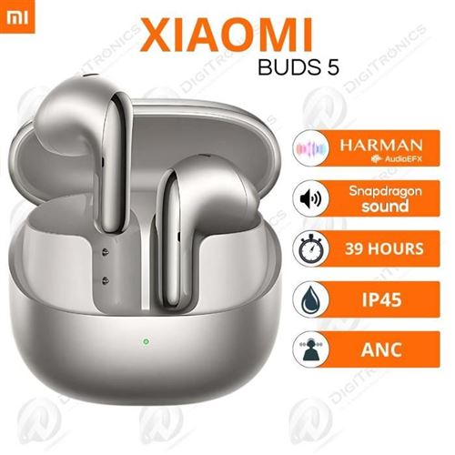 Xiaomi Ecouteurs Sans Fil - Buds 5 - Harman Audioefx - Anc - 39 Heures - Ip54 - Image 4