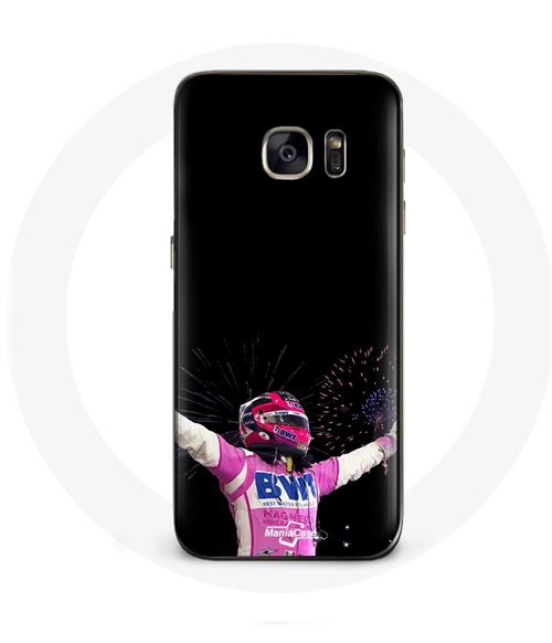 Coque pour Samsung Galaxy S6 edge Formule 1 Sergio Pérez Mendoza gagné la course Maniacase