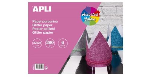 Bloc Papier Glitter 32x24cm