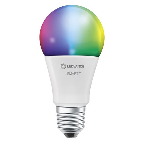 LEDVANCE Ampoule LED WiFi - douille E27 - dimmable - couleur de la lumière variable (2700-6500K) - RVB - remplacement 100W - SMART+ multicolore - paqu