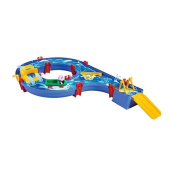 aquaplay set amphie - circuit de jeu deau - 1 vehicule + 1 figurine