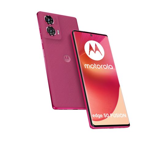 Motorola Edge 50 Fusion 17 cm (6.7 ) Double SIM Android 14 5G USB Type-C 12 Go 512 Go 5000 mAh Rose