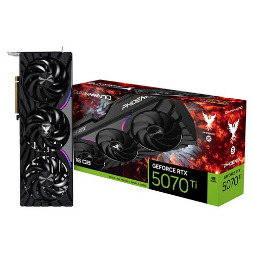 Gainward GeForce RTX 5070 Ti Phoenix-S Grafikkarte 16 GB GDDR7 PCIe 5.0 HDMI DP (NE7507T019T2-GB2031K)