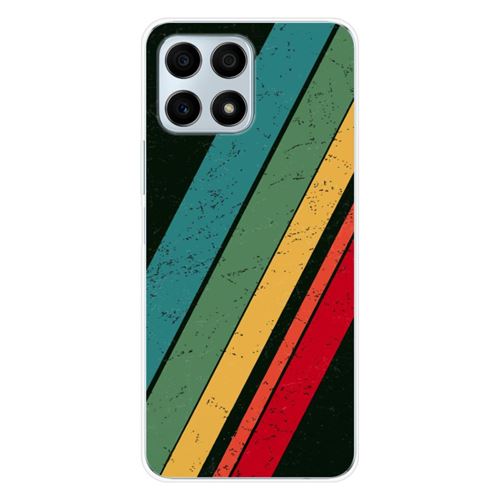 Coque en silicone imprimée compatible Huawei Honor X8A Grunge