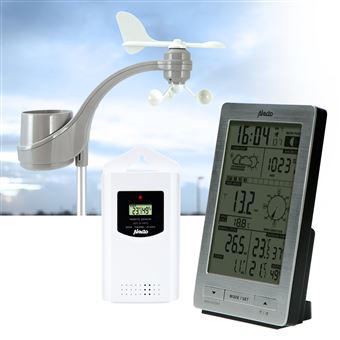 Station météo avec capteur extérieur sans fil Alecto WS-3300 Argent - Station  météo thermomètre pluviomètre - Achat & prix