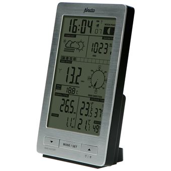 Stations météo Thermomètres et instruments météorologiques Stations météo  pour intérieur et extérieur, 3 canaux et 3 capteurs à distance Thermomètre