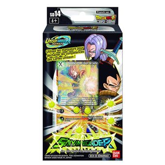 Deck de cartes Bandai Dragon Ball Super Saiyan Wonder