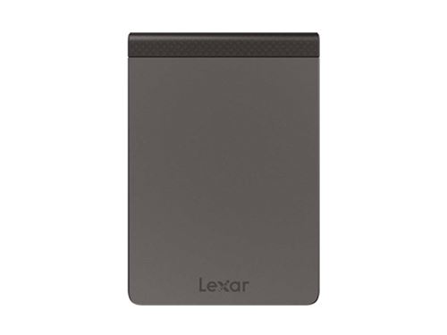 Lexar SL200 - SSD - chiffré - 1 To - externe (portable) - USB 3.1 (USB-C connecteur) - AES 256 bits - gris