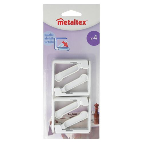 Metaltex - sorepro pince nappe(4)inox+plast.*254505 - Ustensile de