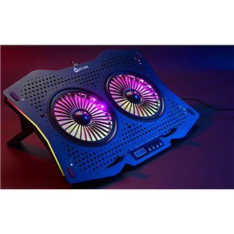 KLIM Halo Support refroidisseur PC Portable Gamer / Éclairage RGB