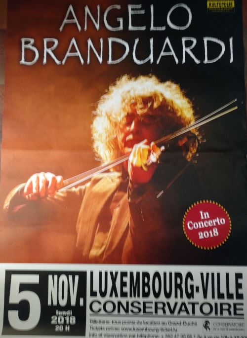 Angelo BRANDUARDI - In Concerto 2018 - AFFICHE