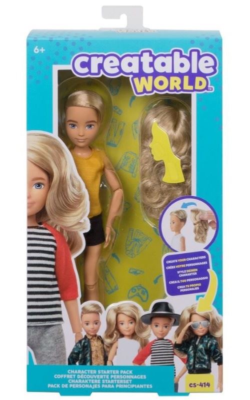 Creatable World poupée starterspakketblonde cheveux ondulés 30 cm