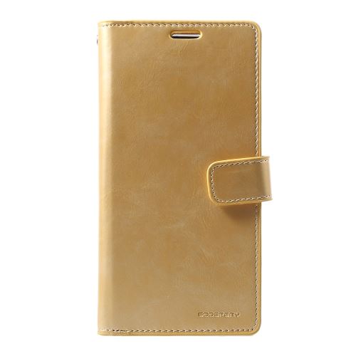 Etui en PU agenda de mansoor or pour votre Samsung Galaxy S10