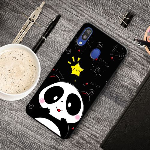 Coque en TPU impression de motifs souple Panda pour votre Samsung Galaxy M20