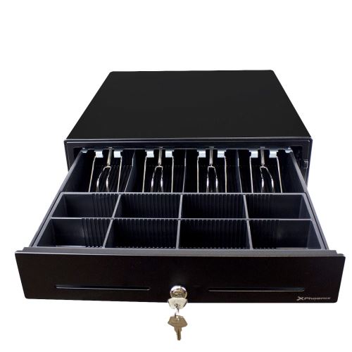 Phoenix Technologies PHCAJONNEGROM tiroirs caisse Noir - Tiroirs caisse (410 mm, 420 mm, 2 Keys, Y)
