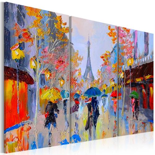 Tableau - Rainy Paris .Taille : 90x60