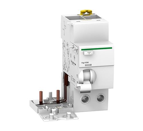 Schneider Electric Bloc Différentiel Vigi Ic60 2P - 63A - 300 Ma - Type Ac - 400-415V - Image 1