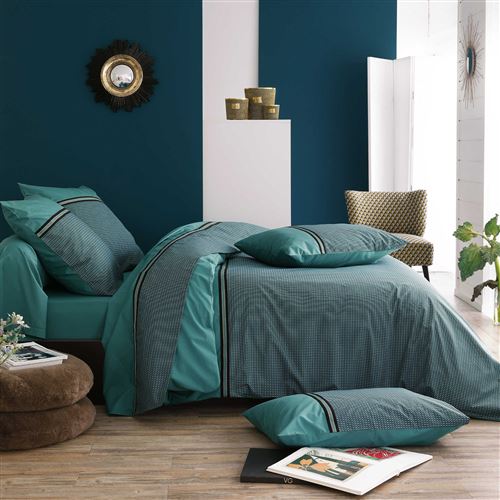 Parure de lit percale Gustav 240x220 cm - Tradilinge