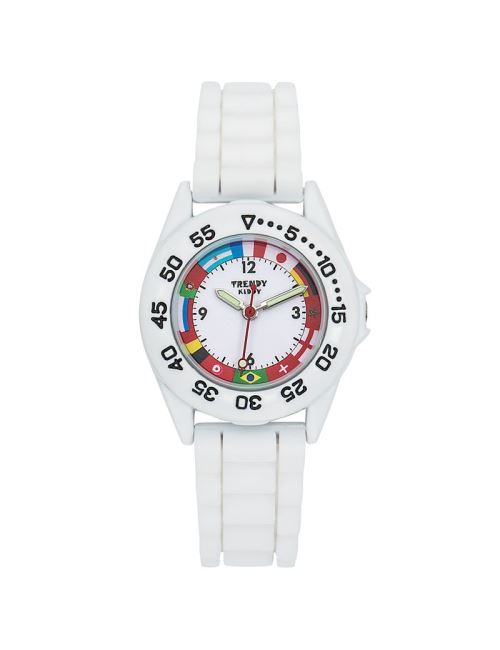 Trendy kiddy montres blanc pour enfant - kl379