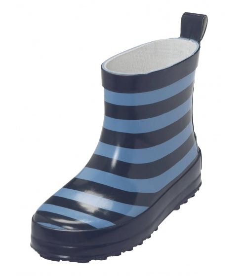 Playshoes bottes de pluie courtes rayées bleu taille 23