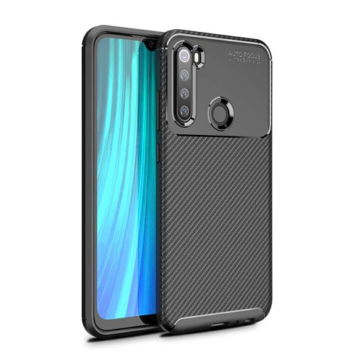 Coque brossée noire Xiaomi Redmi Note 8T NEW Carbon Fiber Antichoc - Accessoires Pochette Case Nouvel Redmi Note 8T 2019