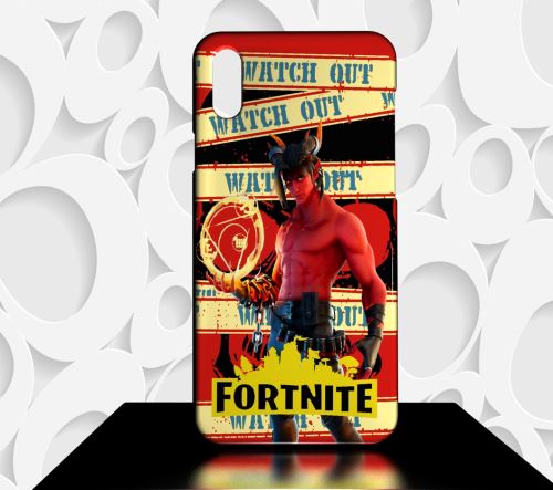 Coque compatible pour Samsung Galaxy A50 Fortnite Battle Royale 203