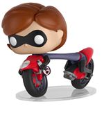 FUNKO - FunKo Figurine Disney Les Indestructibles 2 - Elastigirl On Elasticycle Pop Rides 15cm