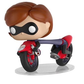 FUNKO - FunKo Figurine Disney Les Indestructibles 2 - Elastigirl On Elasticycle Pop Rides 15cm