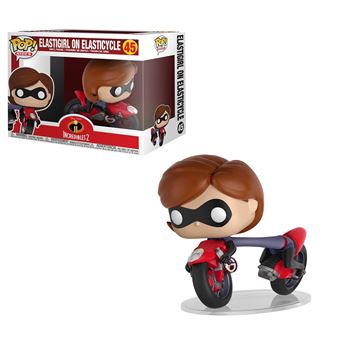 FUNKO - FunKo Figurine Disney Les Indestructibles 2 - Elastigirl On Elasticycle Pop Rides 15cm