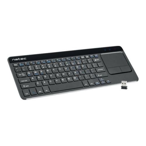 Natec TURBOT Clavier avec pavé tactile sans fil 2.4 GHz