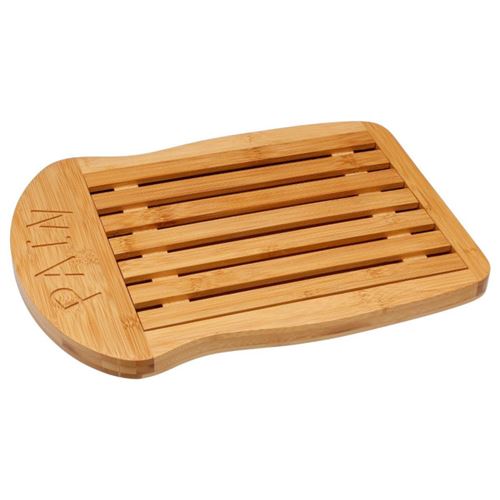 Planche &agrave; pain bambou ""tranche"" 34cm beige