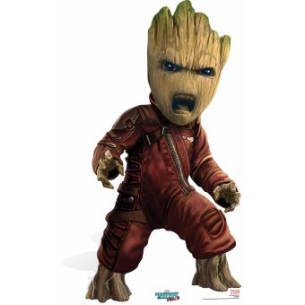 Guardians Of The Galaxy Marvel Decoupe En Carton Bebe Groot Des Gardiens De La Galaxie 2 Multicolore Autocollants Muraux Top Prix Fnac