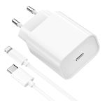 Generic chargeur rapide pour Apple 20W, iPhone 7 8 X 12 11 Pro Max