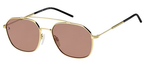 Tommy Hilfiger lunettes de soleil TH1599/S EYR/4S unisexe or avec lentille rose