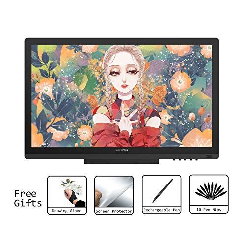HUION Le Moniteur de Dessin KAMVAS GT-191 Tablettes Graphiques avec Un Affichage Stylo numérique HD, a Une sensibilité de 8192, 19,5