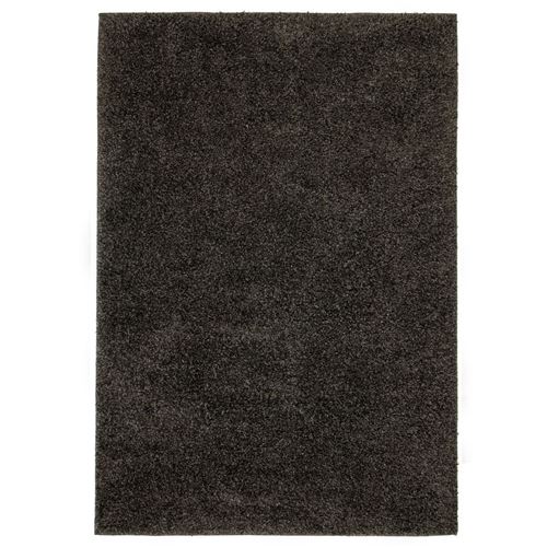 vidaXL Vloerkleed shaggy hoogpolig 80x150 cm antraciet