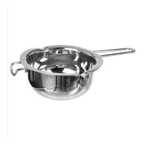 Casserole en inox ""bain-marie"" 14cm argent