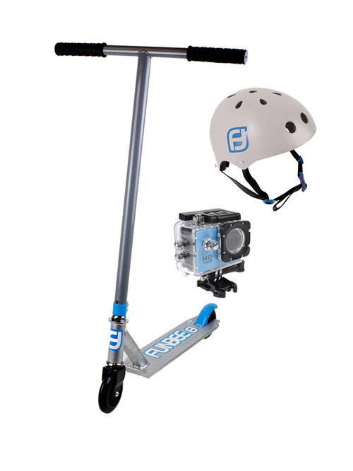 Patinette Freestyle+casque+camera Sport