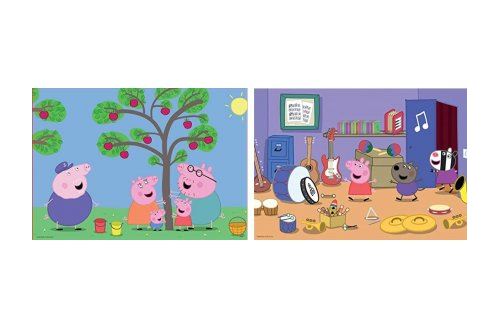 EDUCA Puzzle disney peppa le cochon / peppa pig - 2 x 48 pieces -  