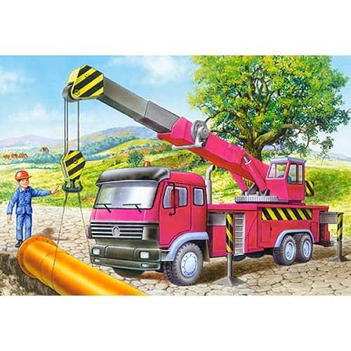 CASTORLAND Puzzle mini camion grue 24 pieces - GENERIQUE 