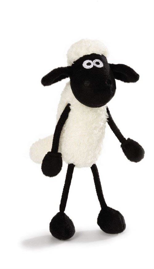 NICI 39652 Peluche Shaun Le Mouton, 15 cm, Blanc