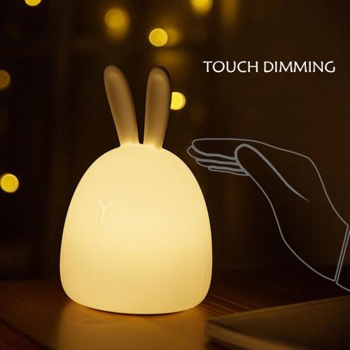 LED Lights nuit pour les enfants, bébé silicone animal mignon avec capteur Décoloration_onaeatza778