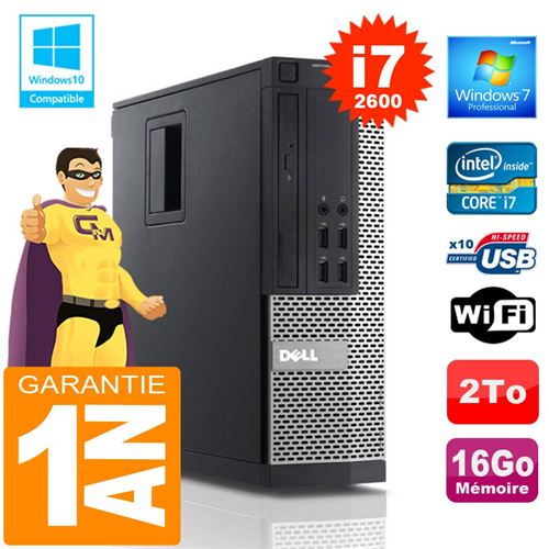 Acheter Pc dell 990 sff core i7-2600 ram 16go disque 2 to wifi w7 État correct - 329,00 € Pc dell 990 sff core i7-2600 ram 16go disque 2 to wifi w7 État correct - Dell reconditionné disponible sur Fnac