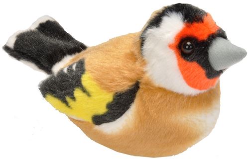 Peluche sonore Chardonneret