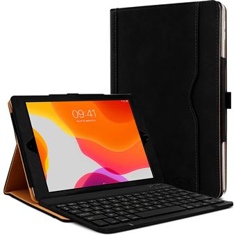 Karylax - Étui de Protection + Clavier AZERTY Noir pour iPad 7e Gen 10.2 2019 - 1