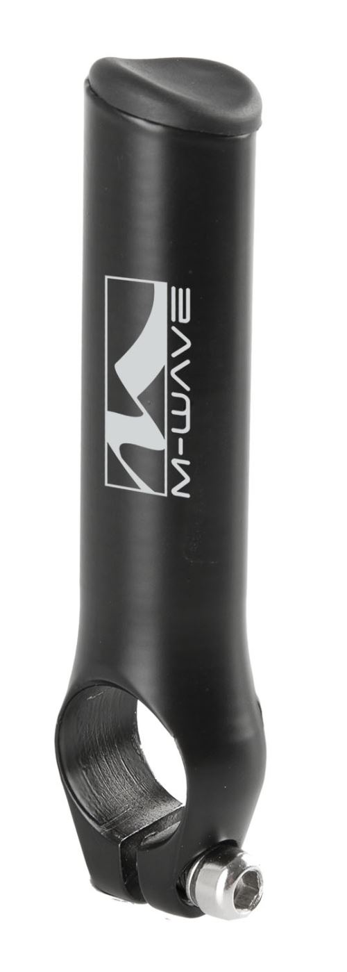 M-Wave ALUMINIUM BAR END rond noir 2 PIECES